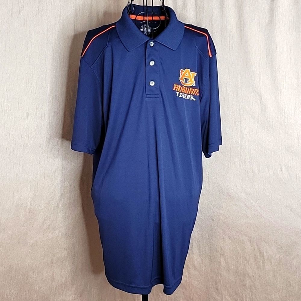 A KNIGHT'S APPAREL Auburn Tigers Polo Shirt Large